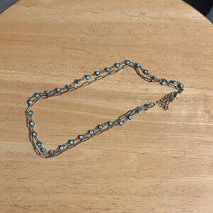 Elegant Blue Evil Eye Necklace